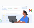 Artistic image of a person using Gmail. (Image source: Google Blog)