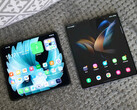 The so-called iPhone Fold is expectedto look more like the Oppo Find N2 in size, left, than recent Galaxy Z Fold releases. (Image source: Digital Trends)
